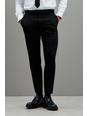 105 Skinny Fit Black Tuxedo Trouser