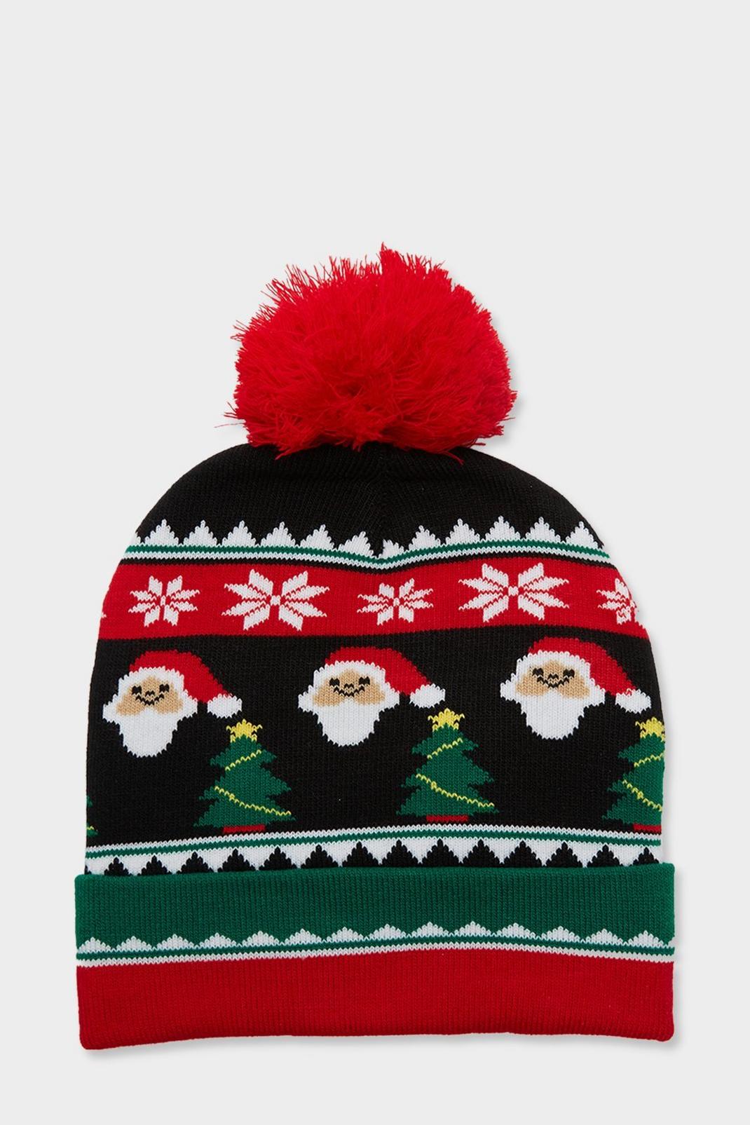 105 Christmas Santa Bobble Hat image number 1