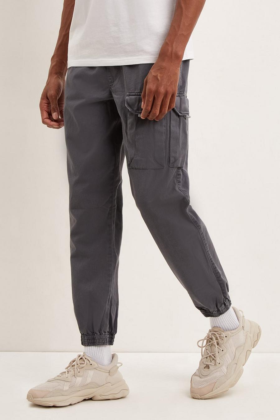 Tapered Pull On Trousers