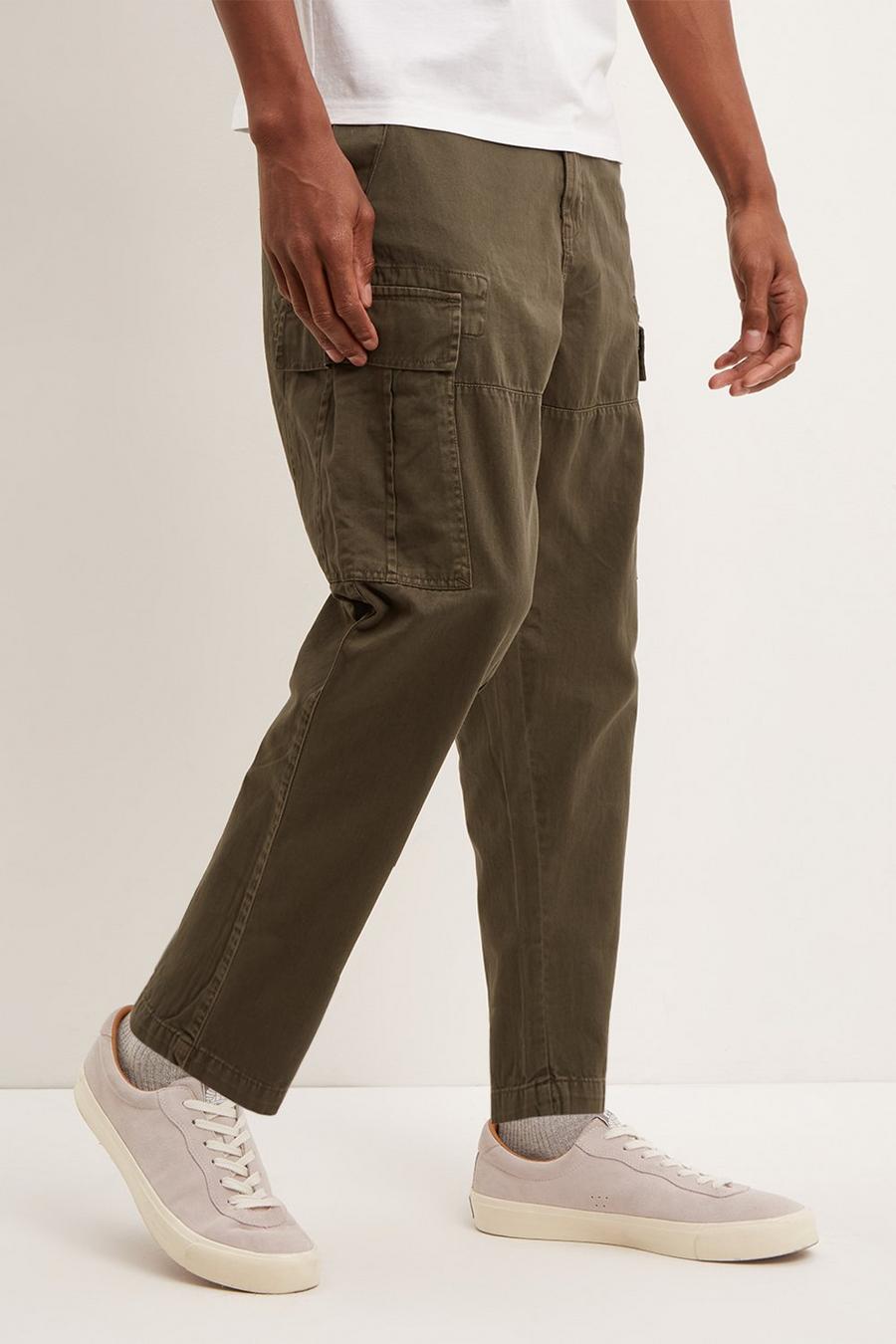 Tapered Cargo Trousers