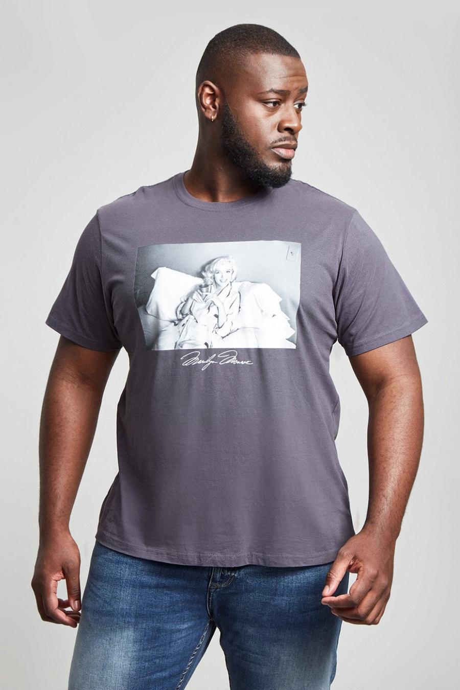 Plus Short Sleeve Marilyn Print T-shirt