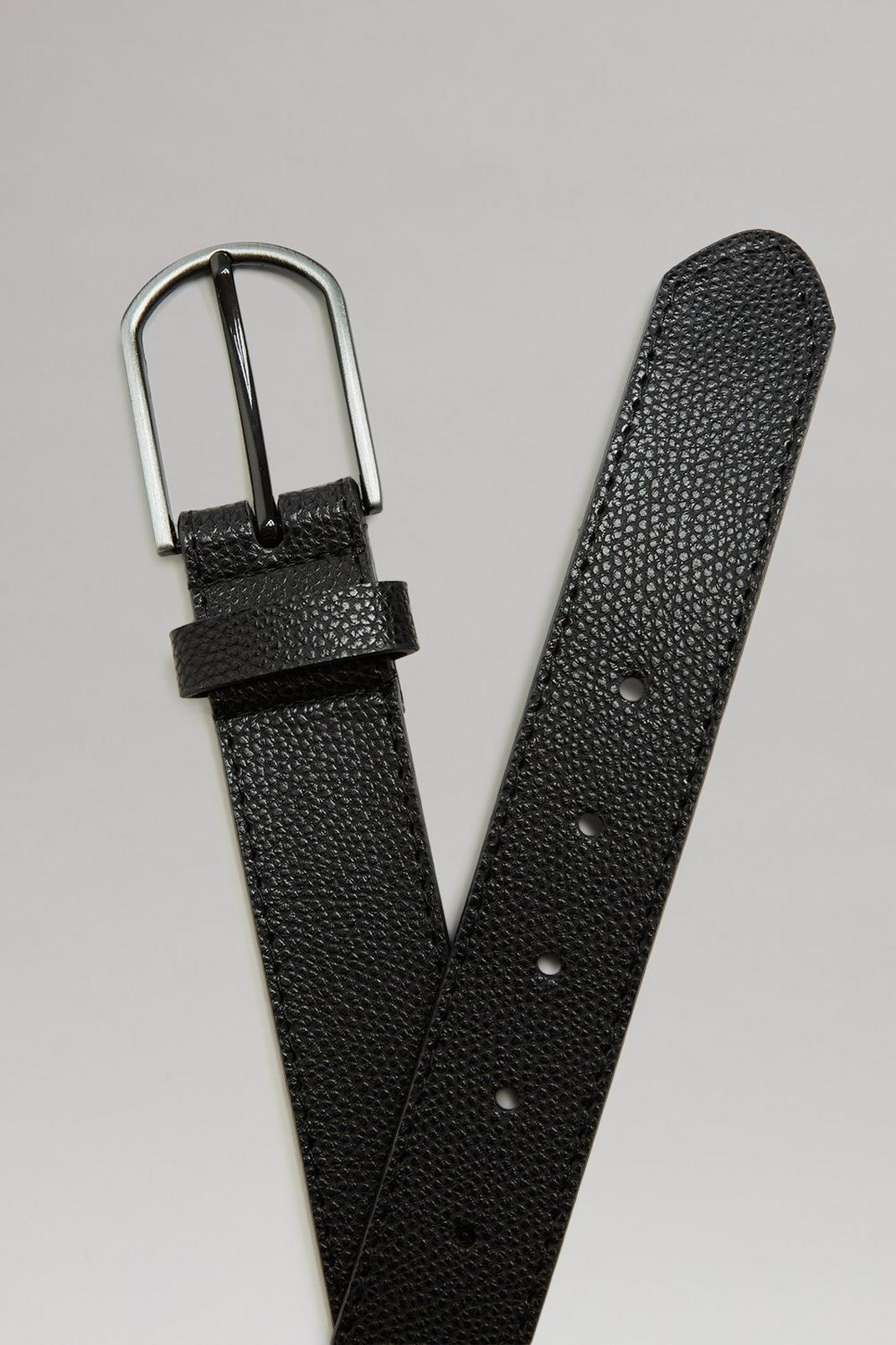 105 Plus And Tall Texture Strap Round Buckle Belt image number 2