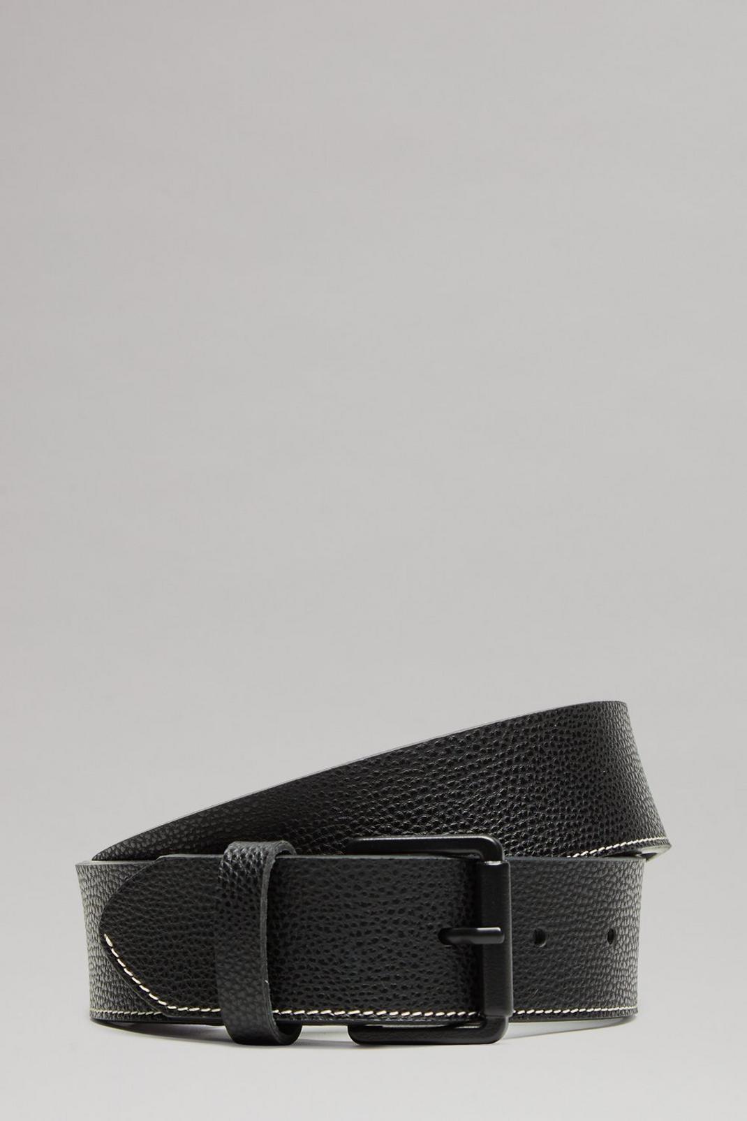 Black Plus And Tall Double Keeper Belt image number 1