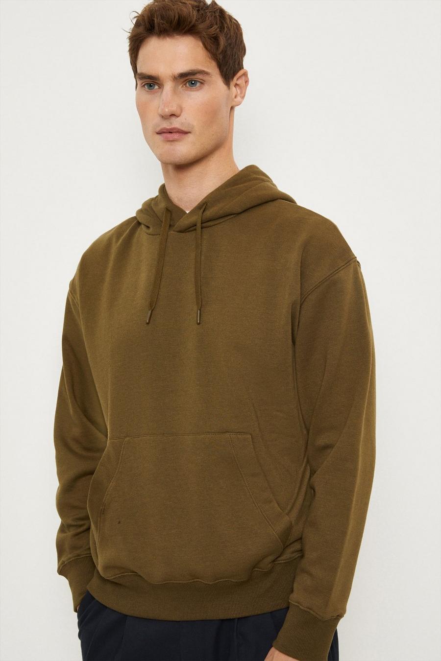 Relaxed Fit Pullover Hoodie