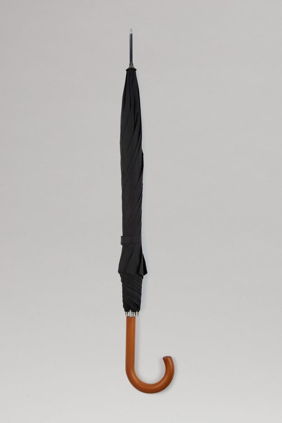 Black Walking Length Umbrella