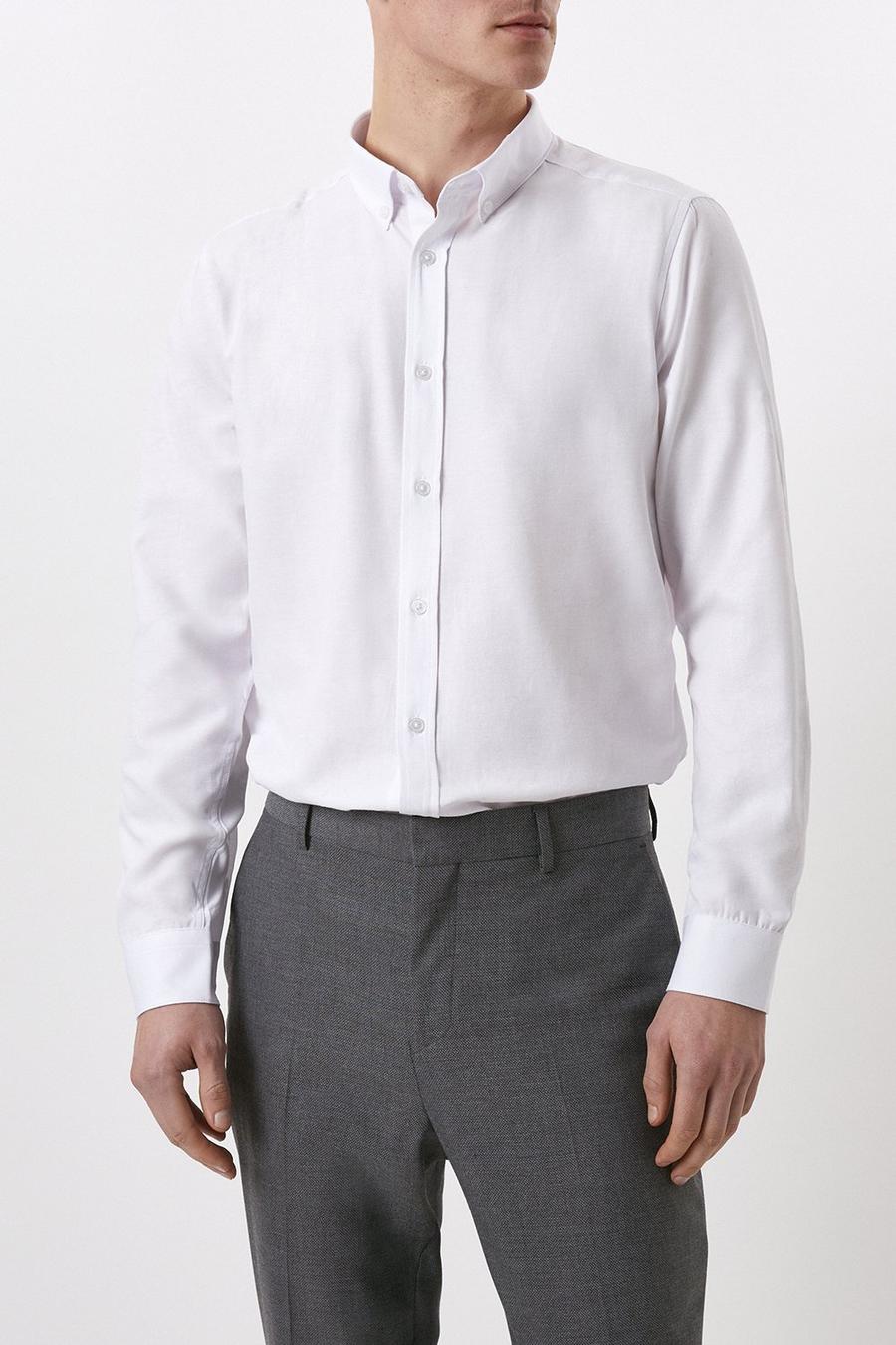 Regular Fit Long Sleeve Oxford Shirt