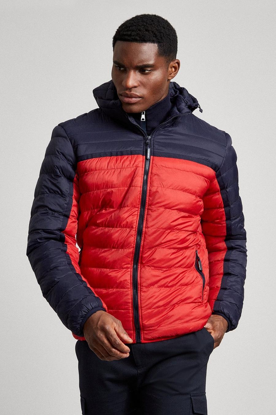 Pannelled Puffer Jacket