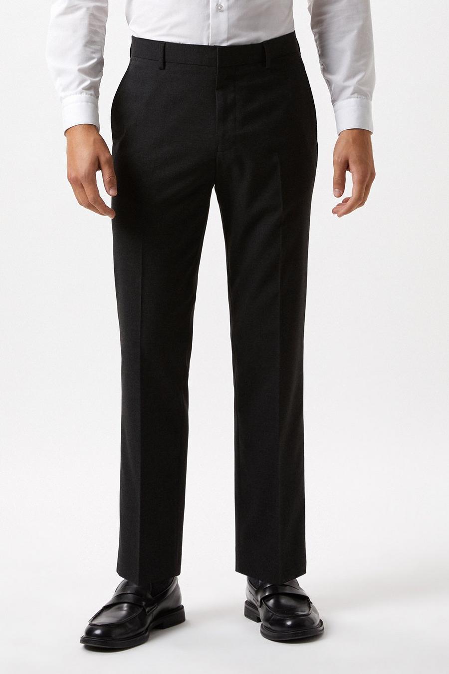 Plus And Tall Skinny Charcoal Essential Trousers