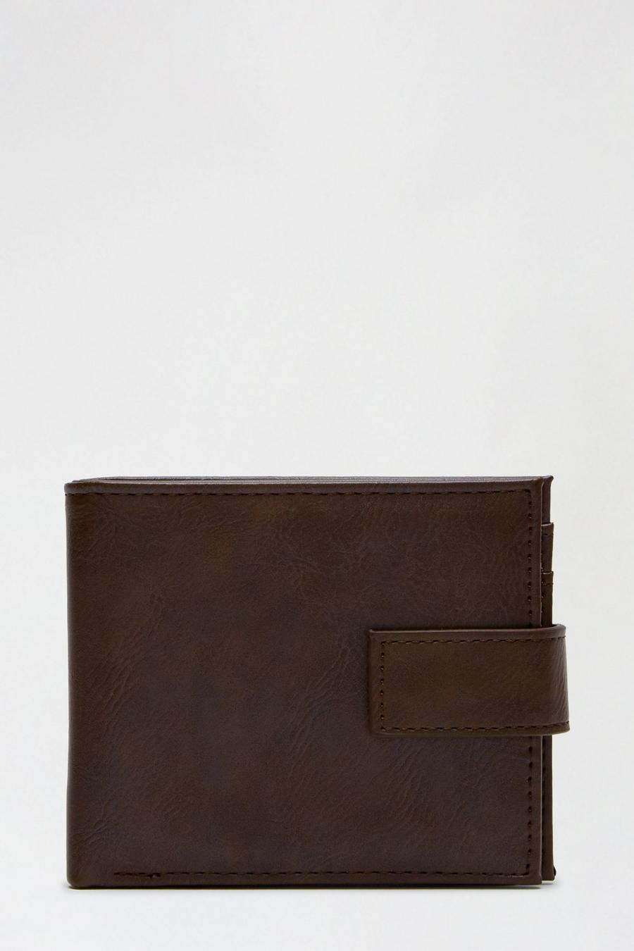 Core Clasp Wallet Brown