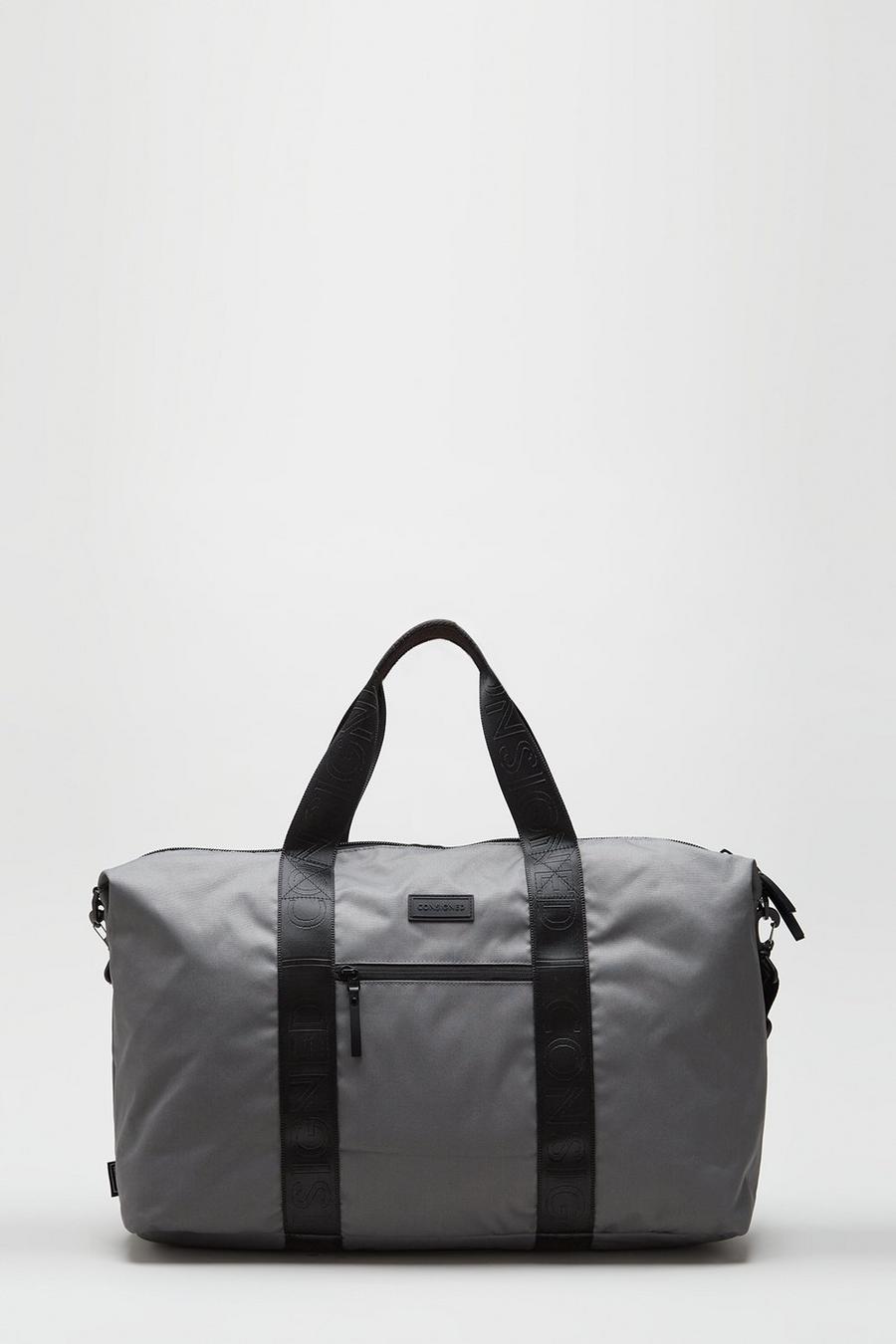 Grey Consigned Twin Strap Holdall