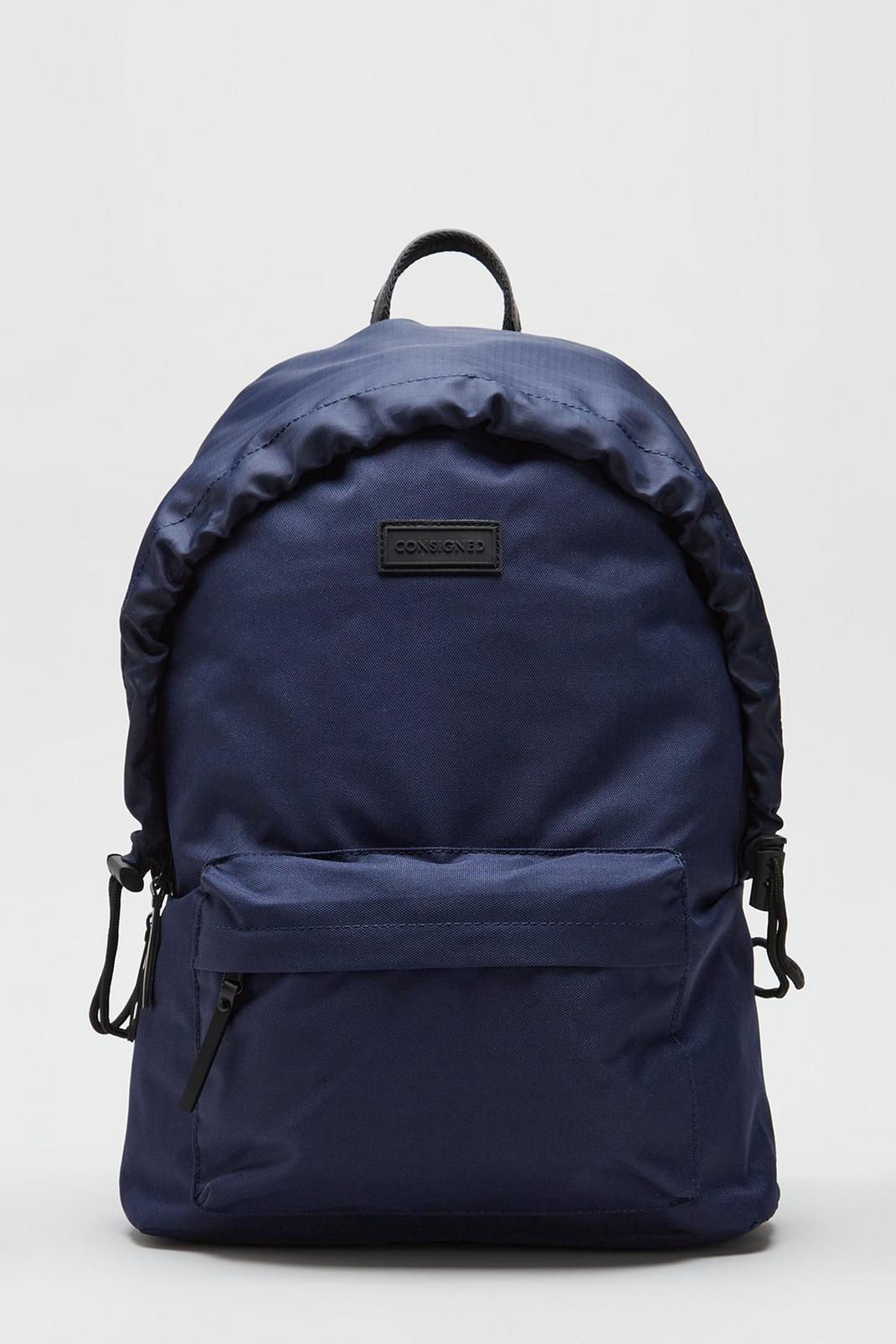Blue Consigned Zip Weathercover Backpack image number 1