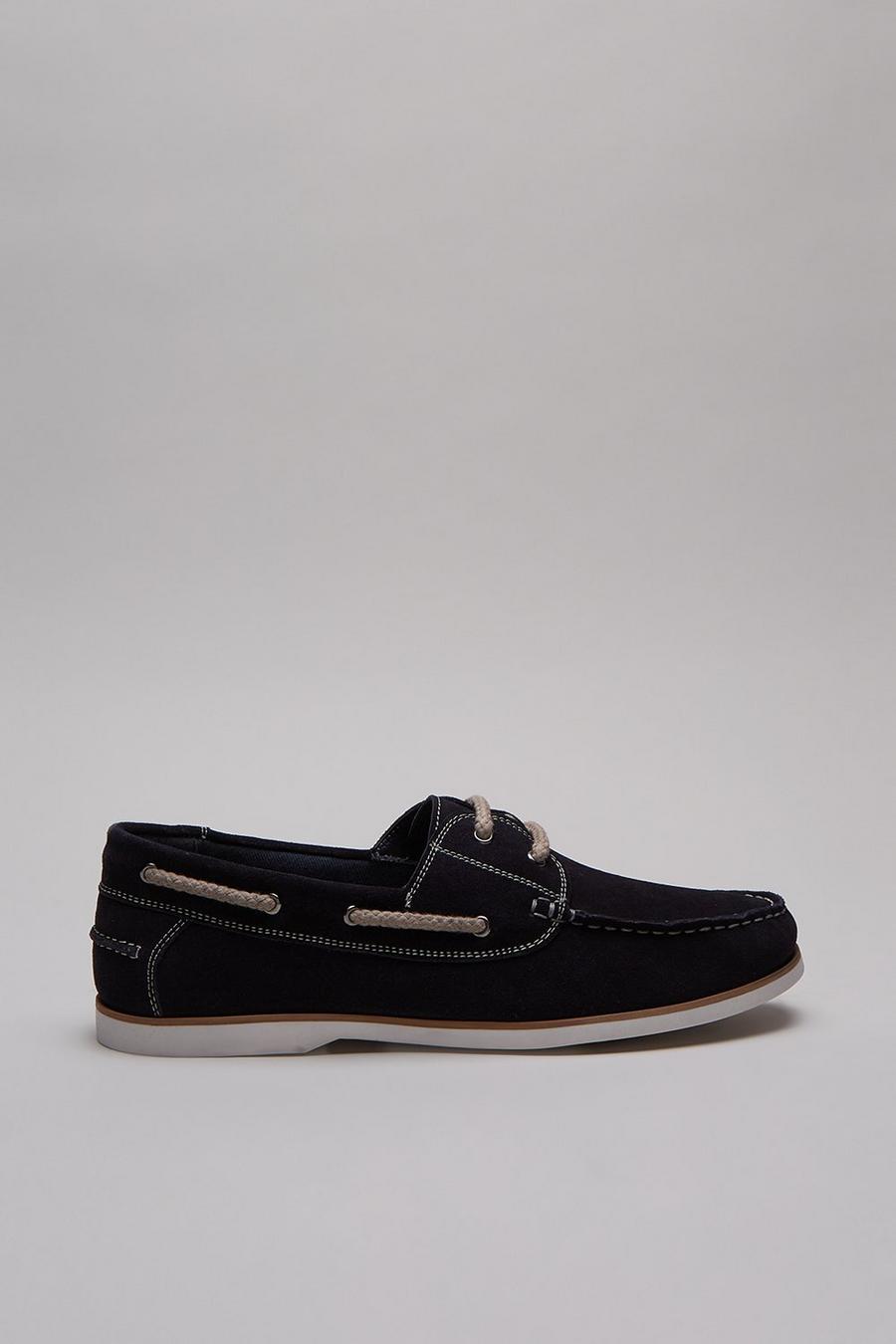 Navy Smart Boat Shoes