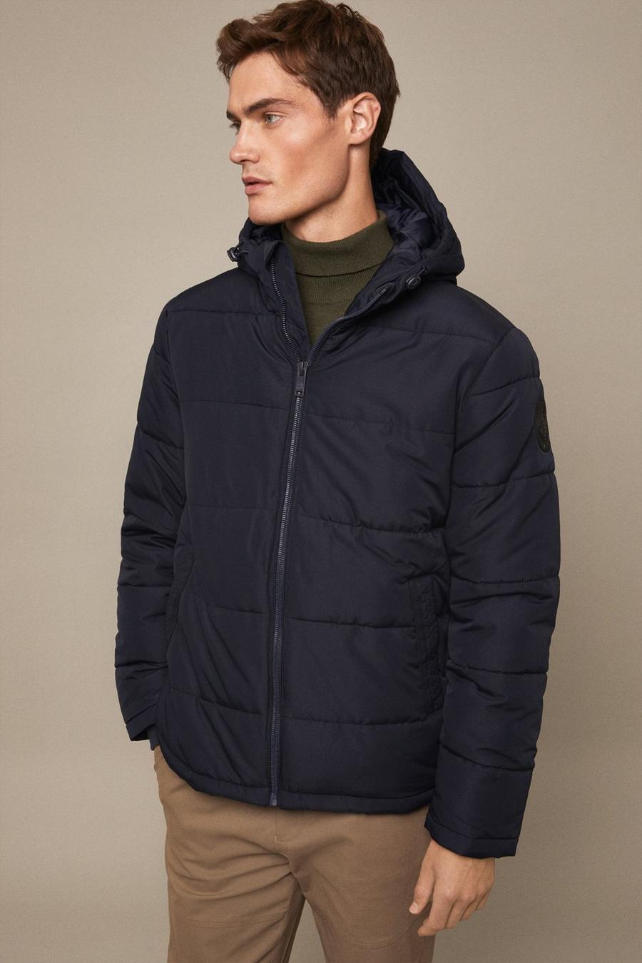 Hooded Quilt Puffer Jacket