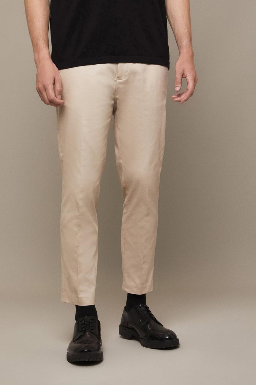 Slim Fit Tapered Chino Trousers
