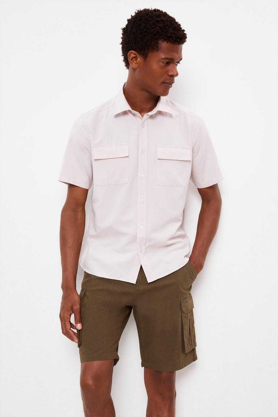 Relaxed Fit Utility Oxford Shirt