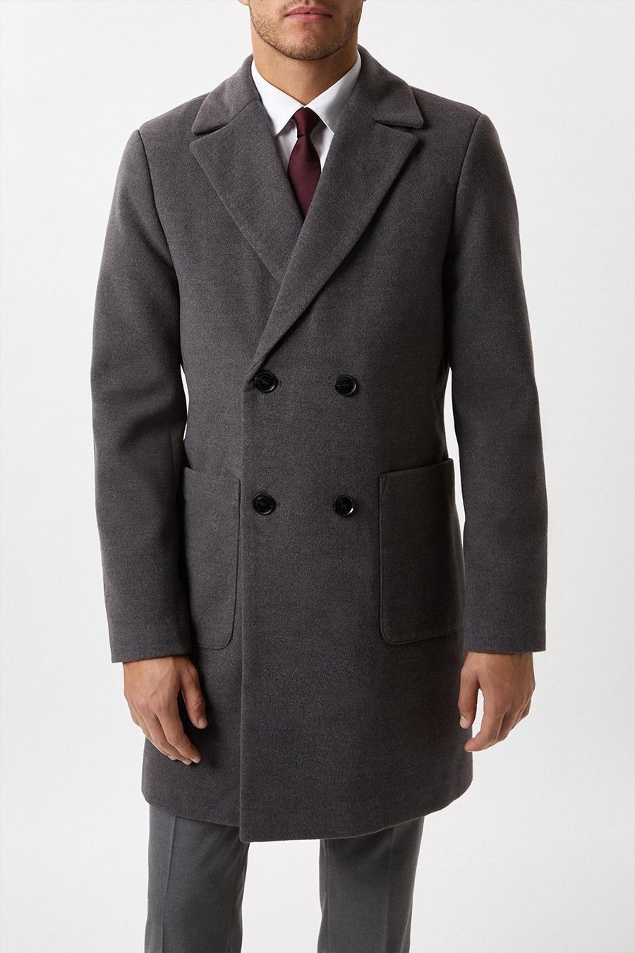 Men's Overcoats | Long & Black Overcoats | Burton UK