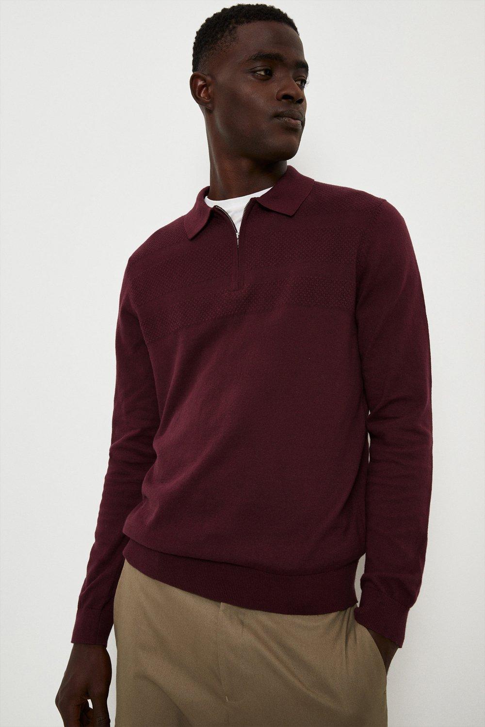 mens burgundy polo