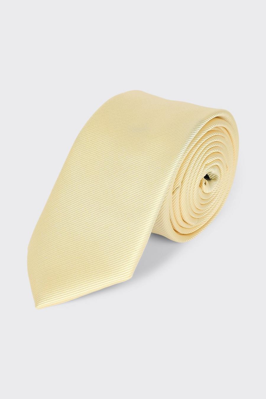 Slim Yellow Tie