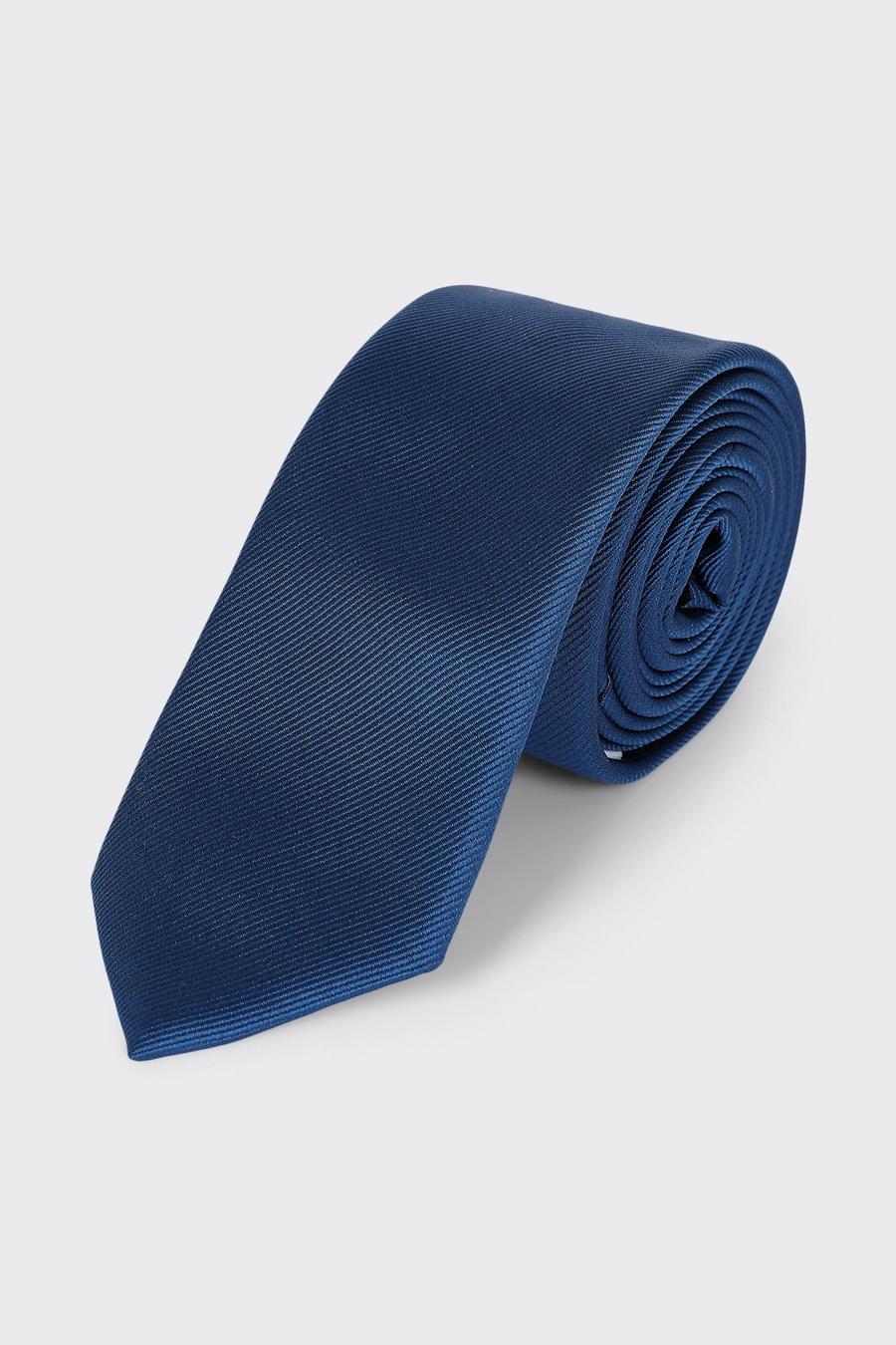 Slim Cobalt Tie