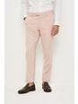 Slim Fit Pink Harry Brown Herringbone Tweed Suit Trouser