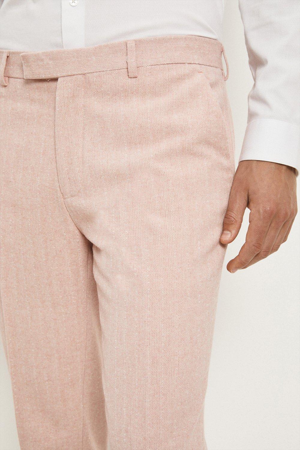 slim WOMEN FASHION Trousers Slacks Skinny discount 70% Pink 38                  EU Bershka slacks 
