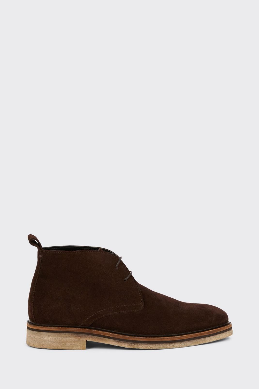 Brown Suede Chocolate Desert Boots image number 1