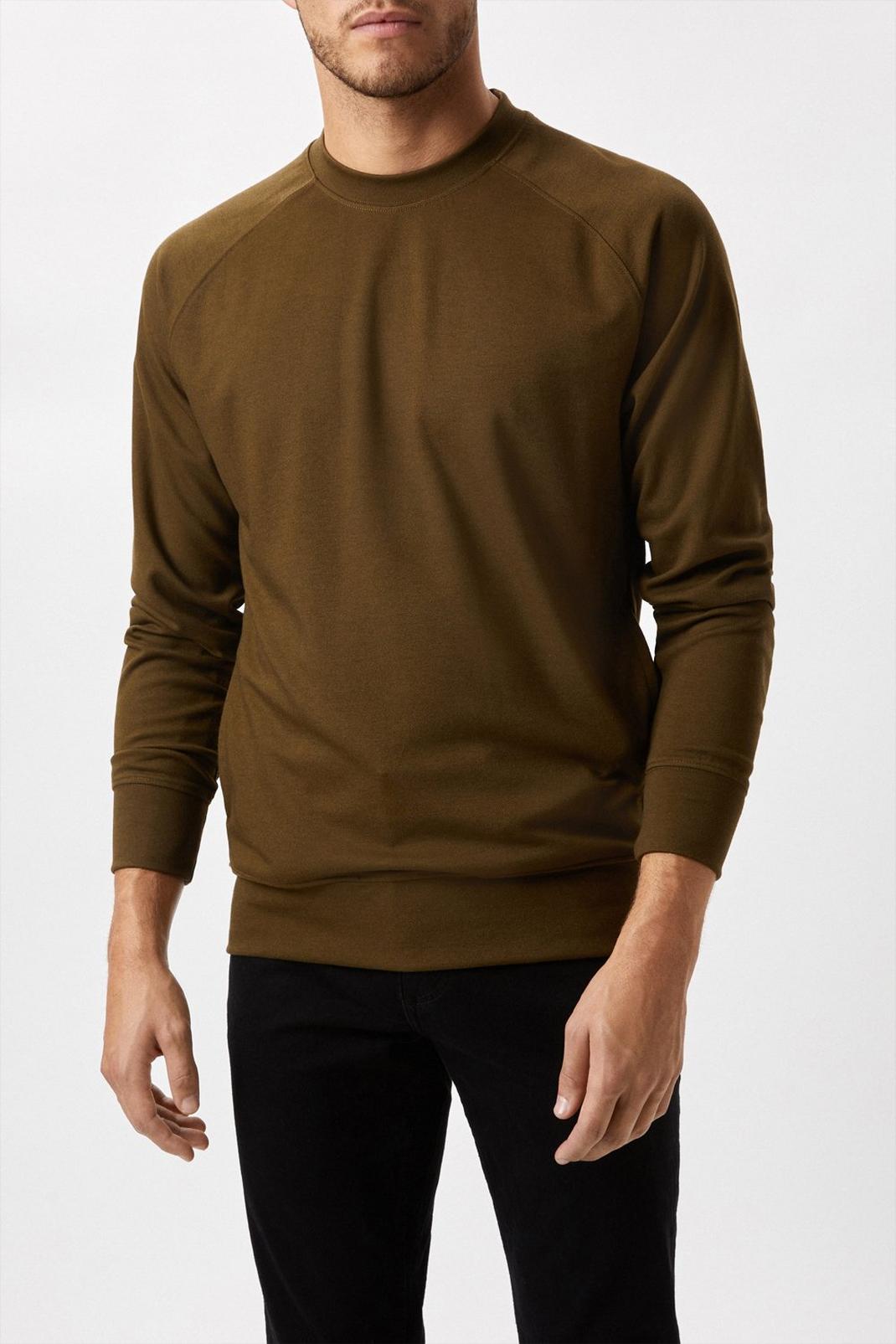 Khaki Premium Sweatshirt image number 1