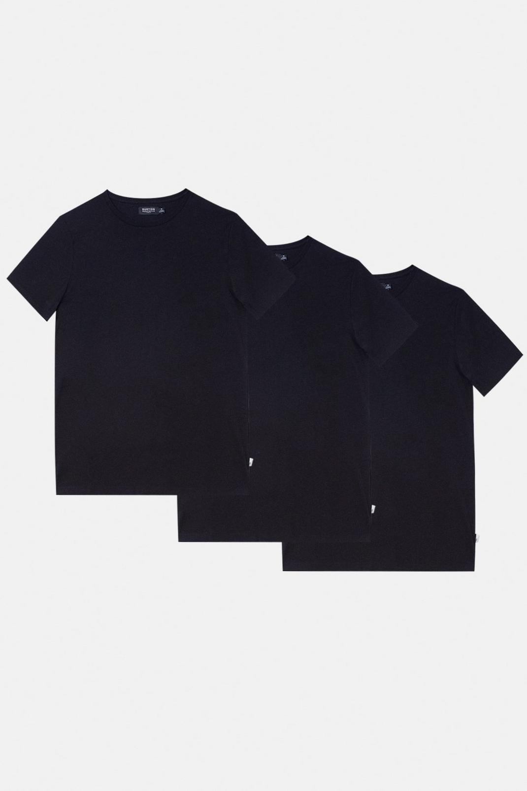 3 Pack Navy Crew Neck T-shirts image number 1
