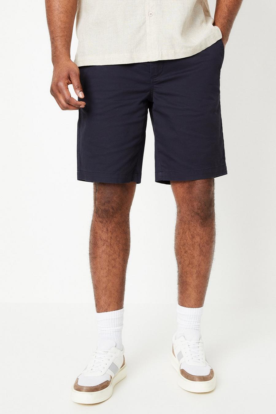 Classic Navy Chino Shorts