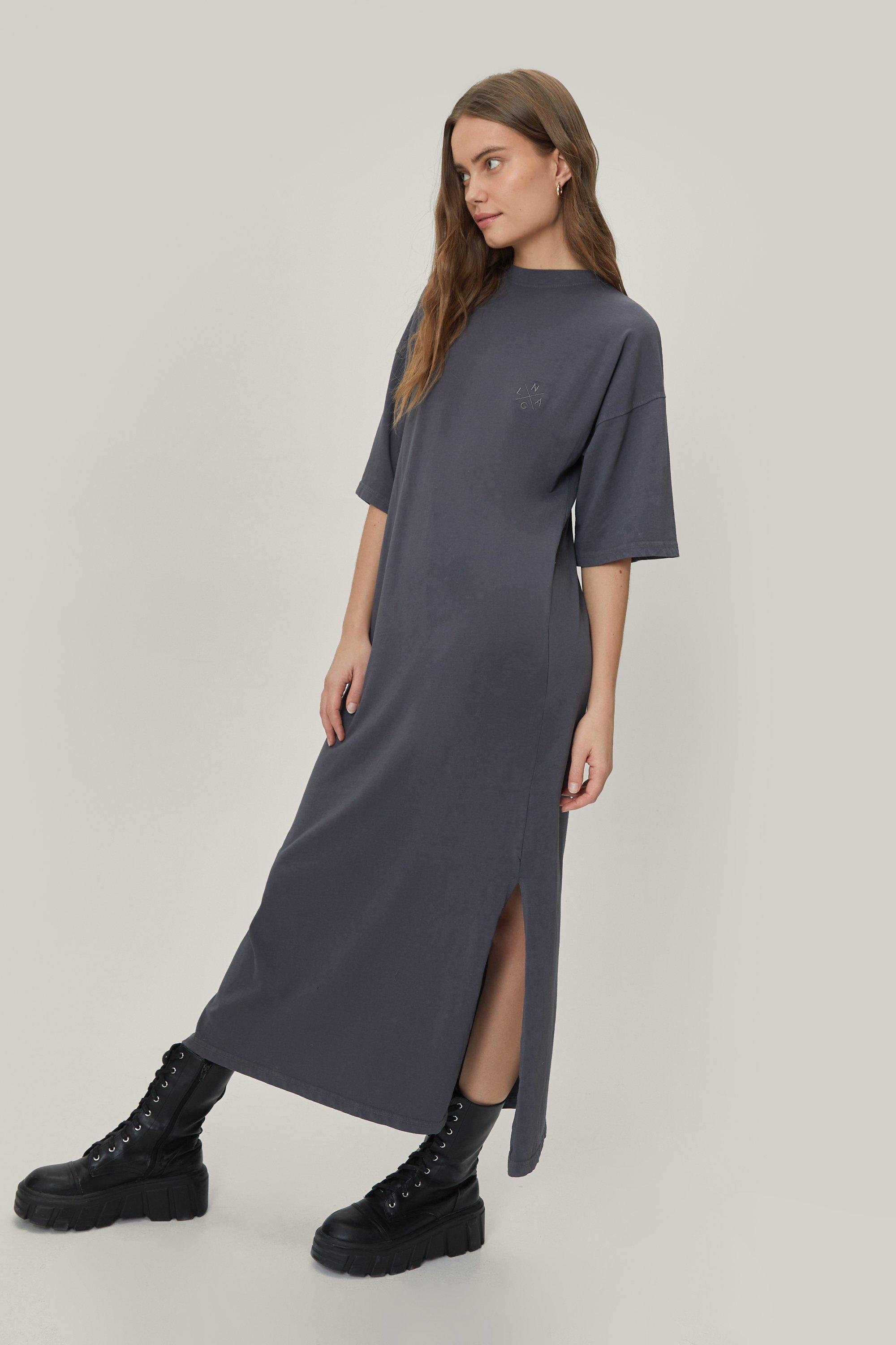 oversized t shirt midi dress