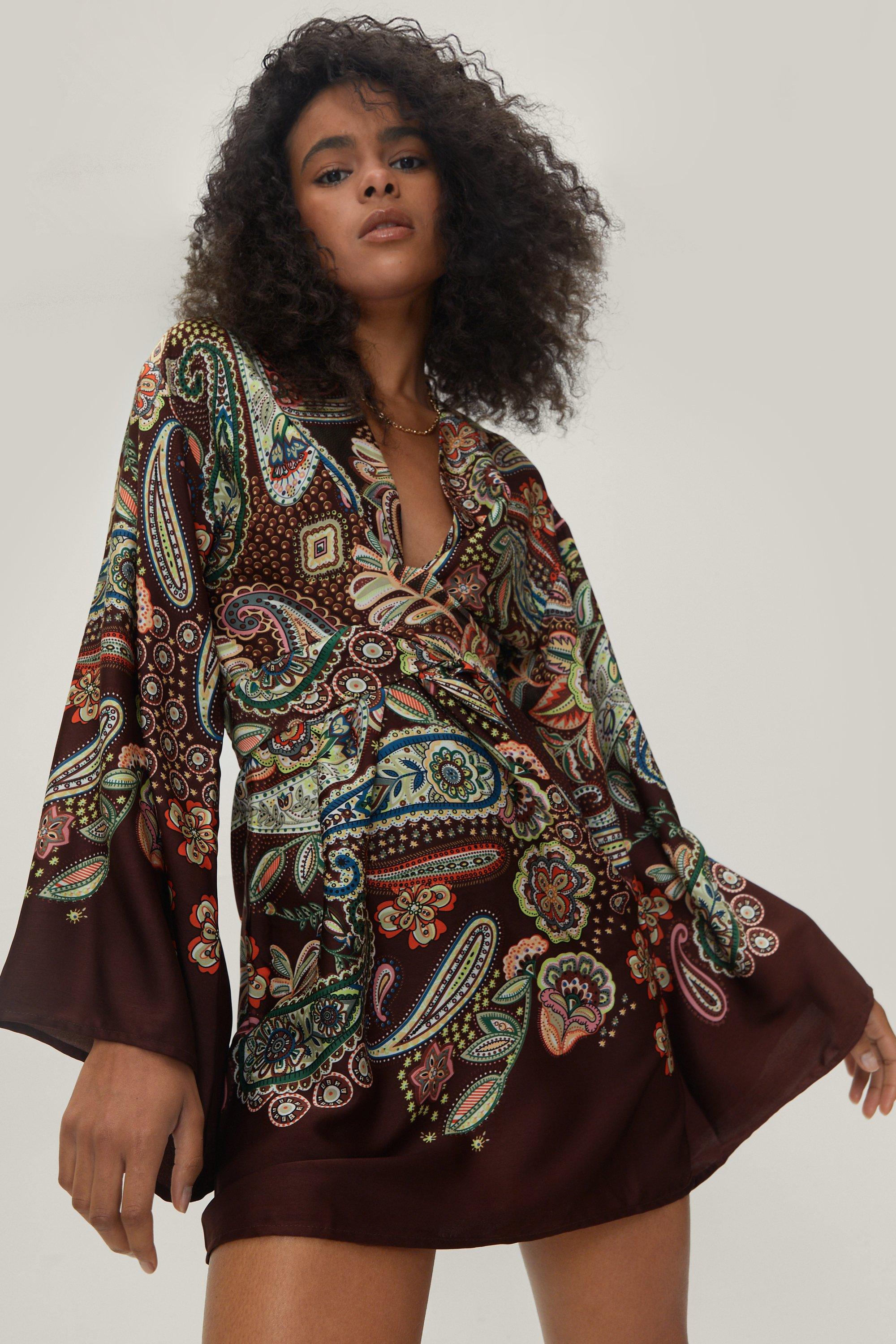 Kimono mini dress hotsell