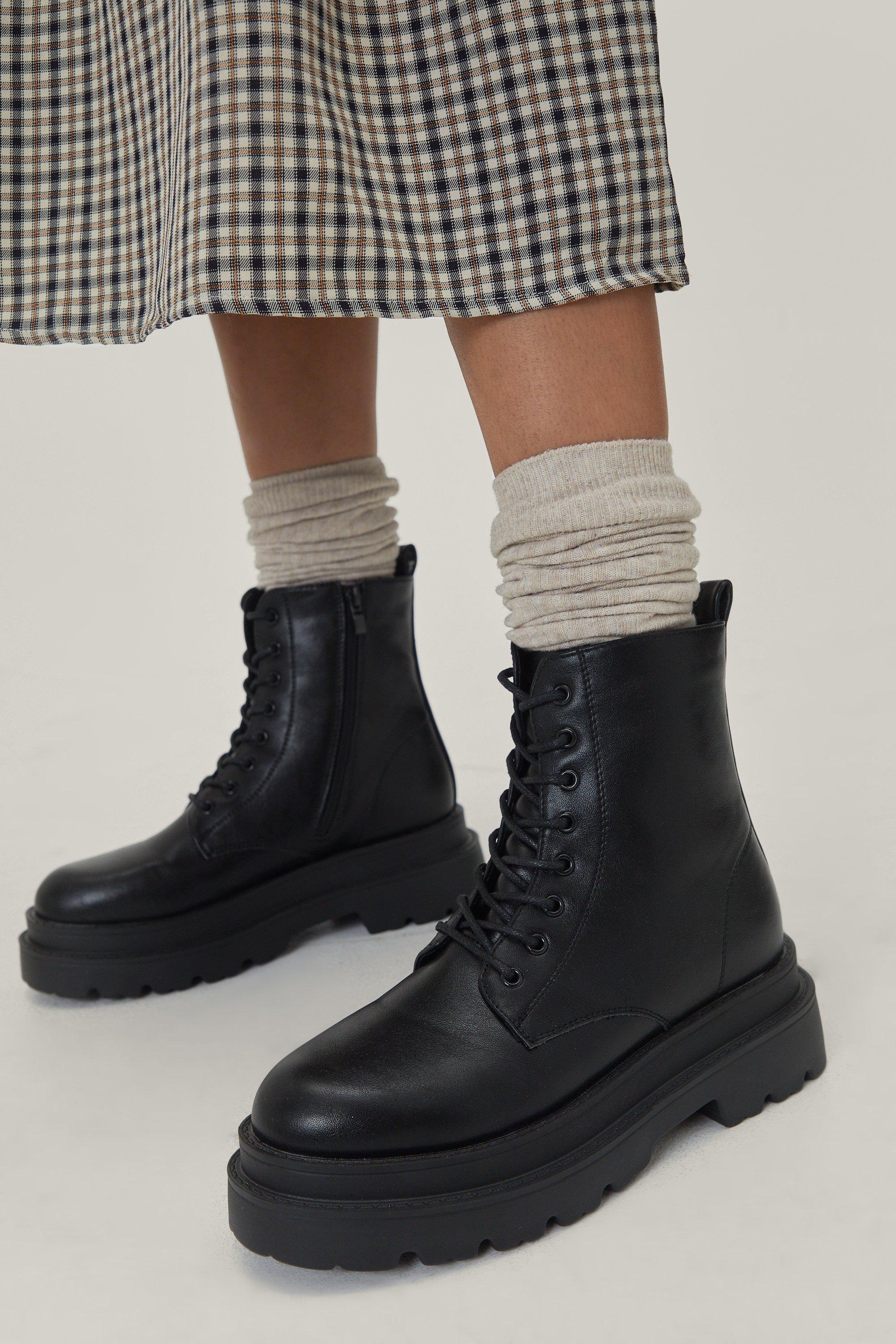 Nasty gal sale biker boots