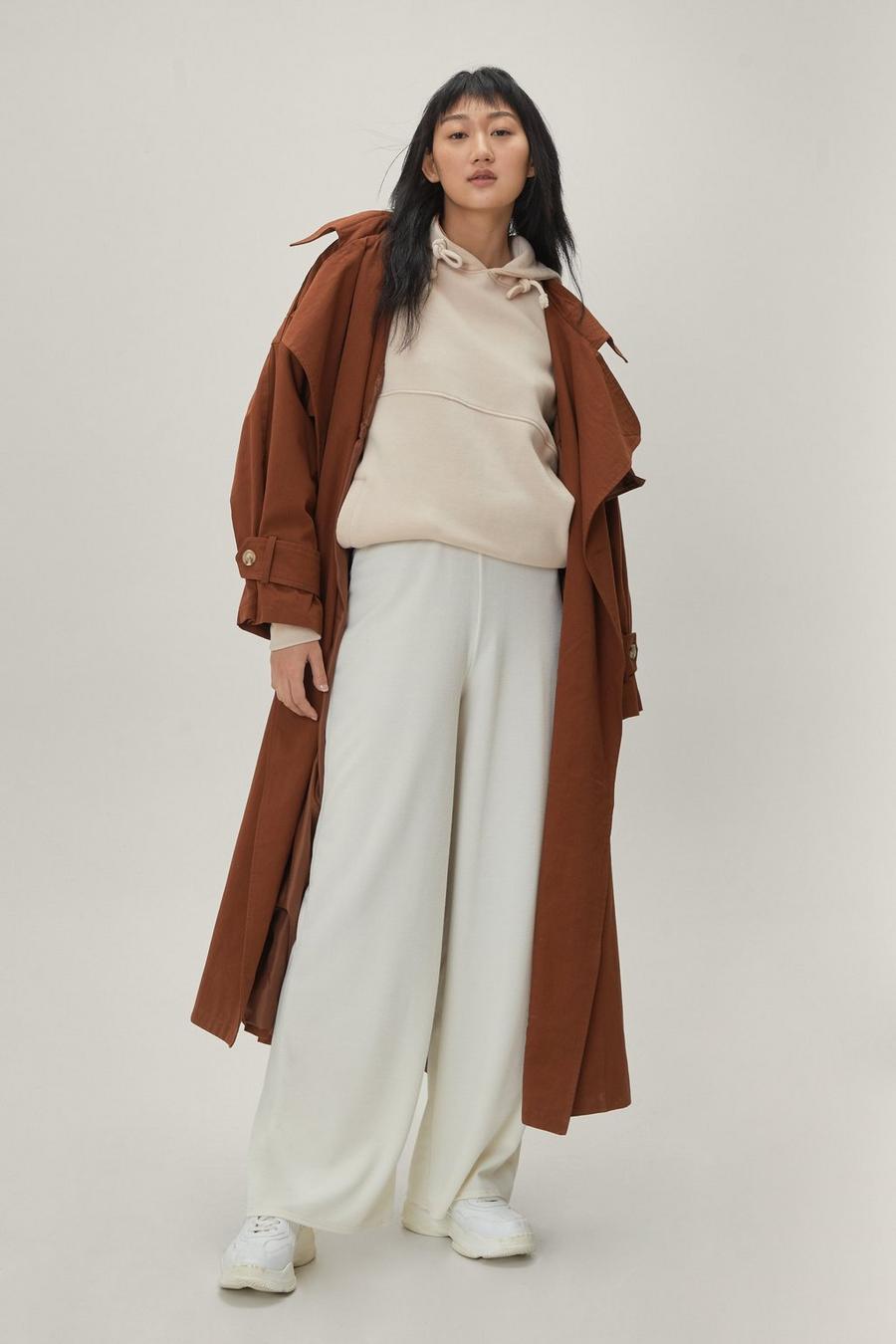 Wide Leg Recycled Ribbed Pant