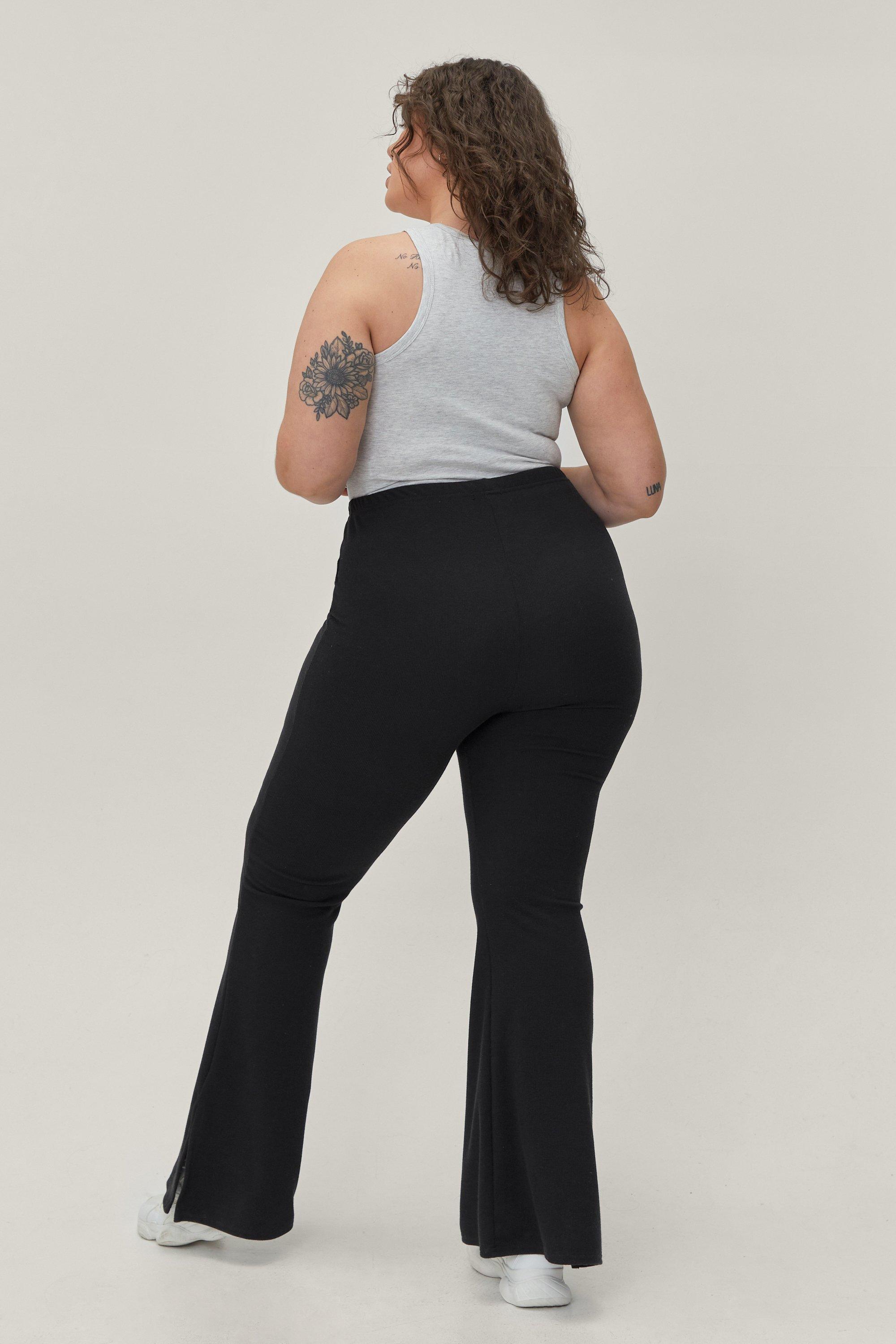 Shop For Plus Size Active Flare Leggings