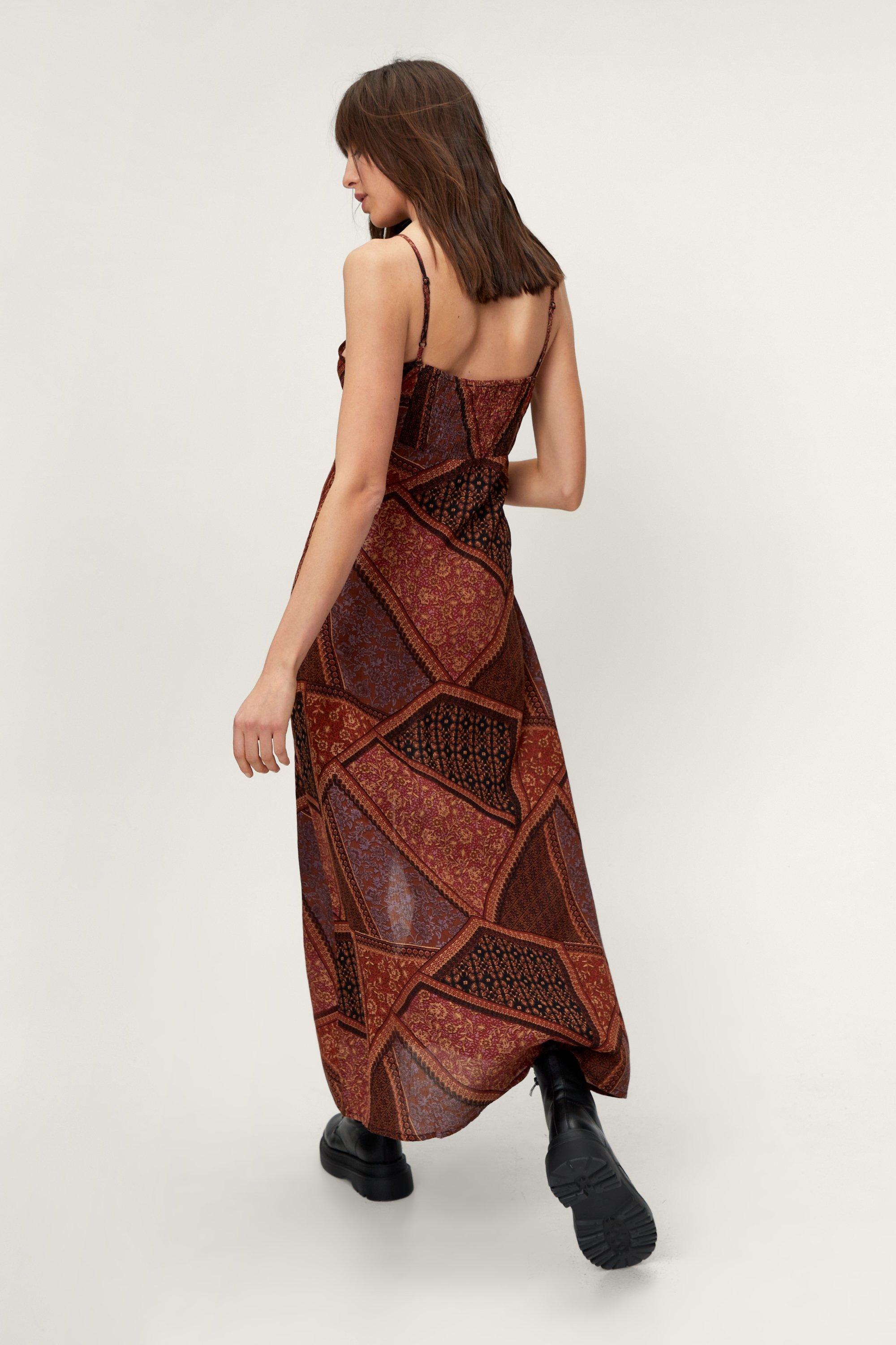 Paisley slip dress hotsell