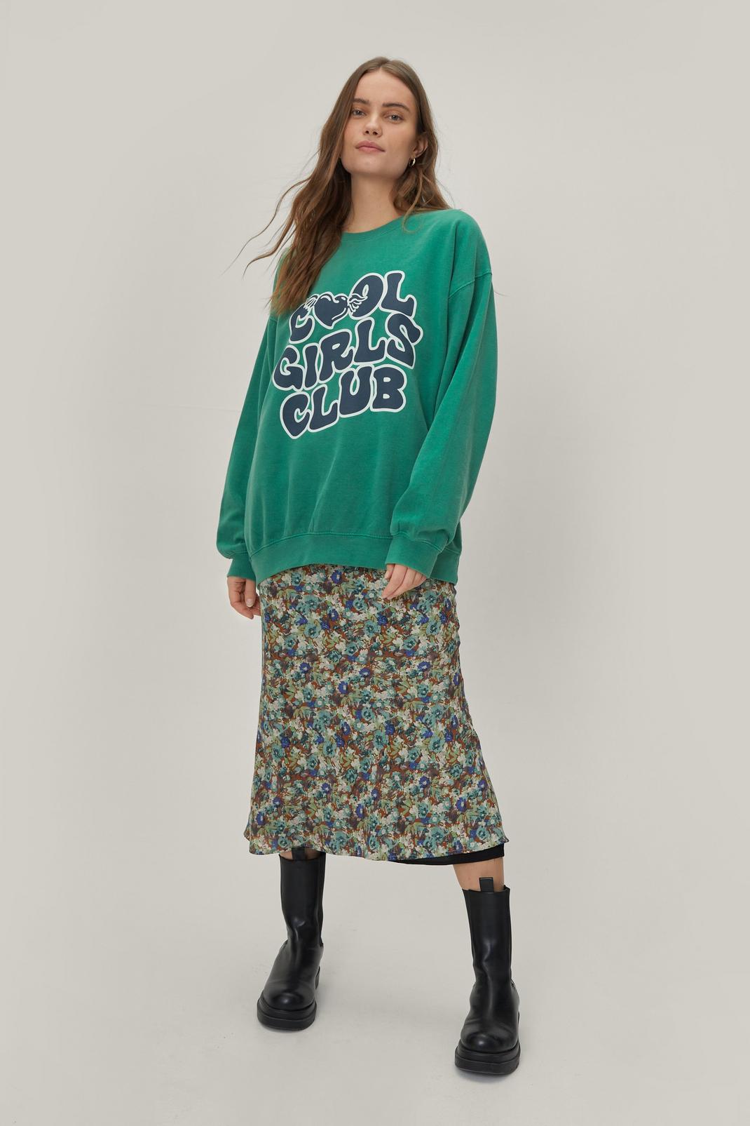 130 Cool Girls Club Long Sleeve Graphic Sweatshirt image number 2