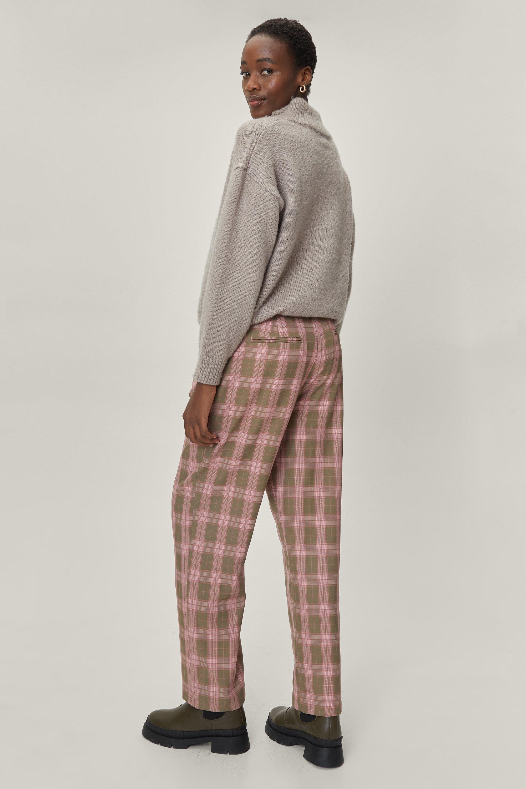 H & m plaid on sale pants