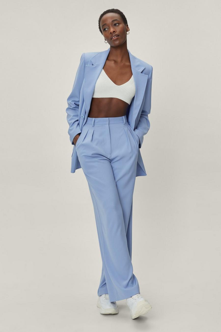 High Waisted Tailored Smart Pants