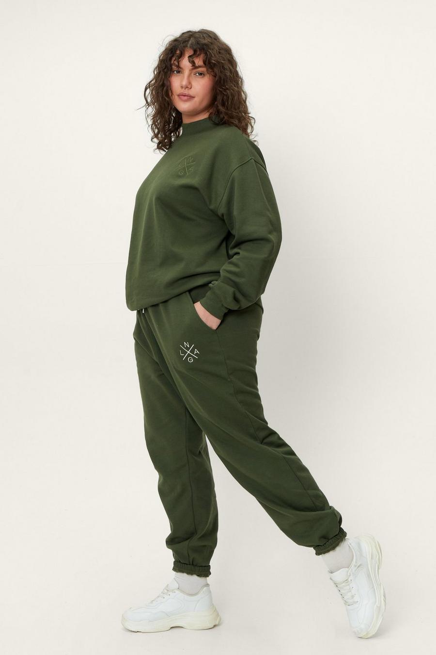 Plus Size Recycled Relaxed Fit Joggers