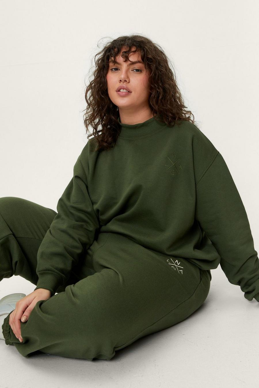 Plus Recycled Extended Neck Sweatshirt