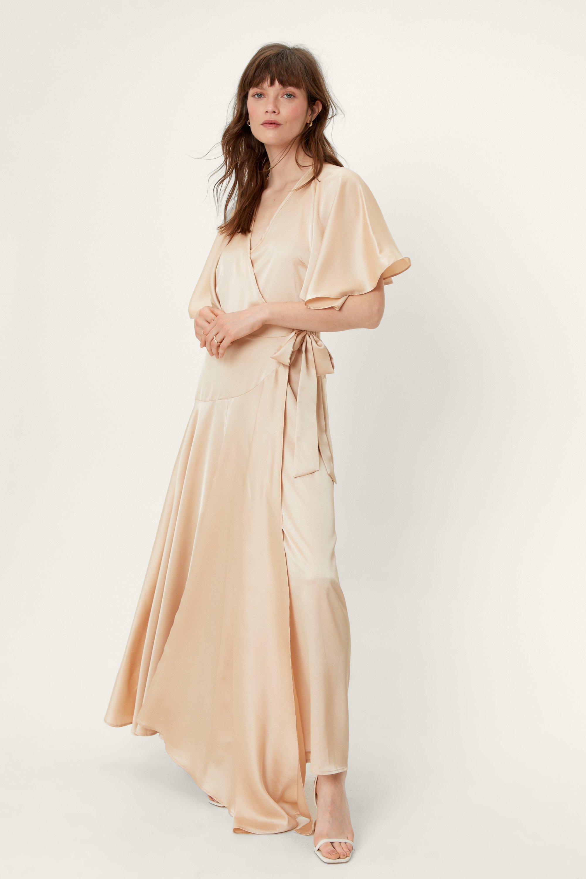 Nasty gal satin outlet dress