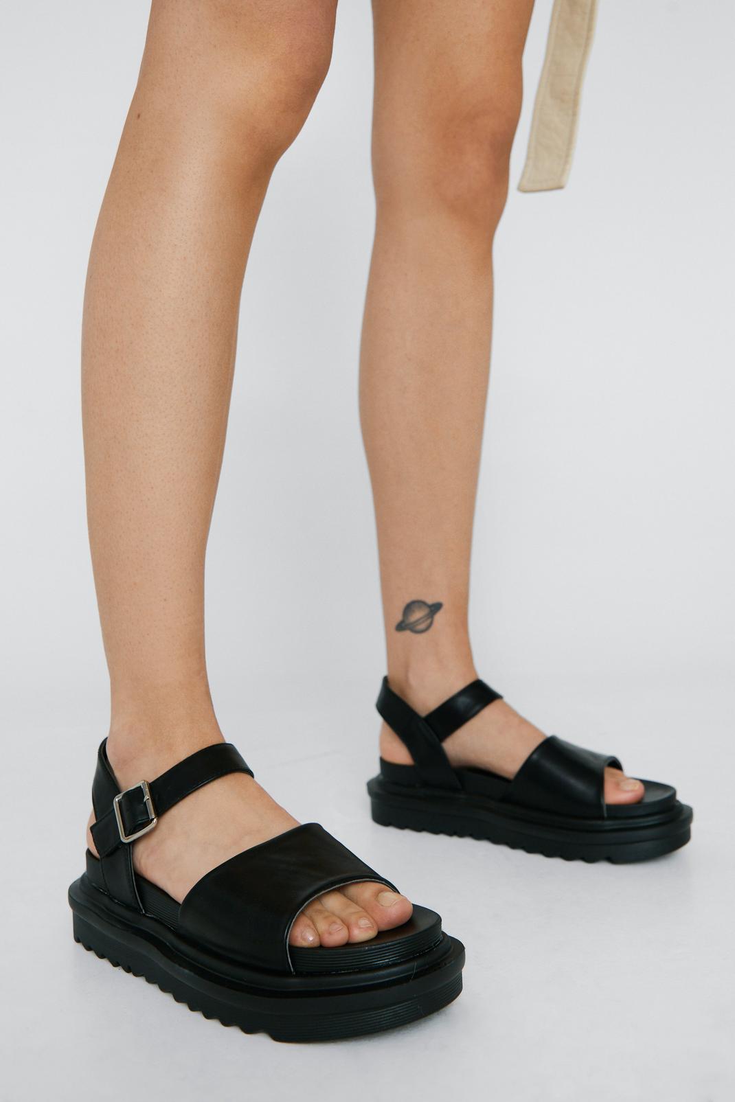 105  Buckle Cleated Flatform Sandals image number 2