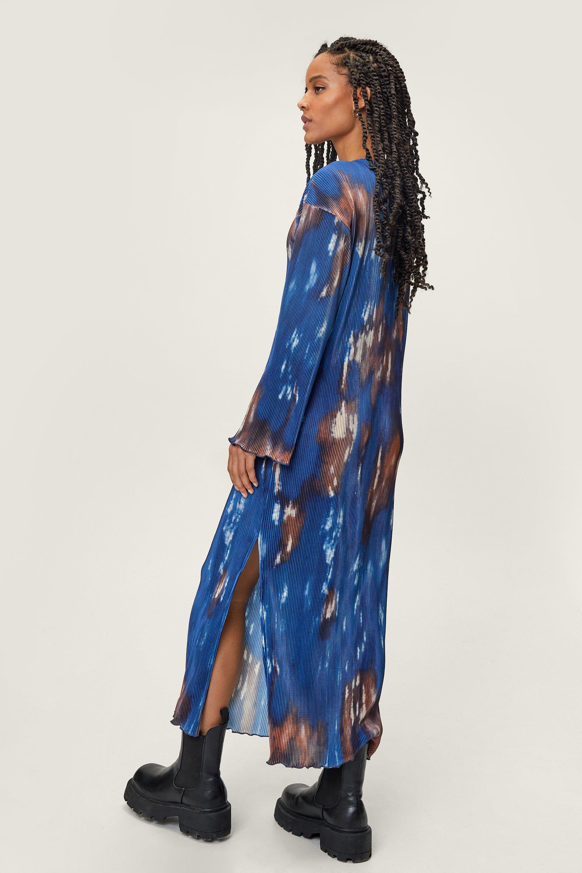 Tie dye hotsell maxi dress petite