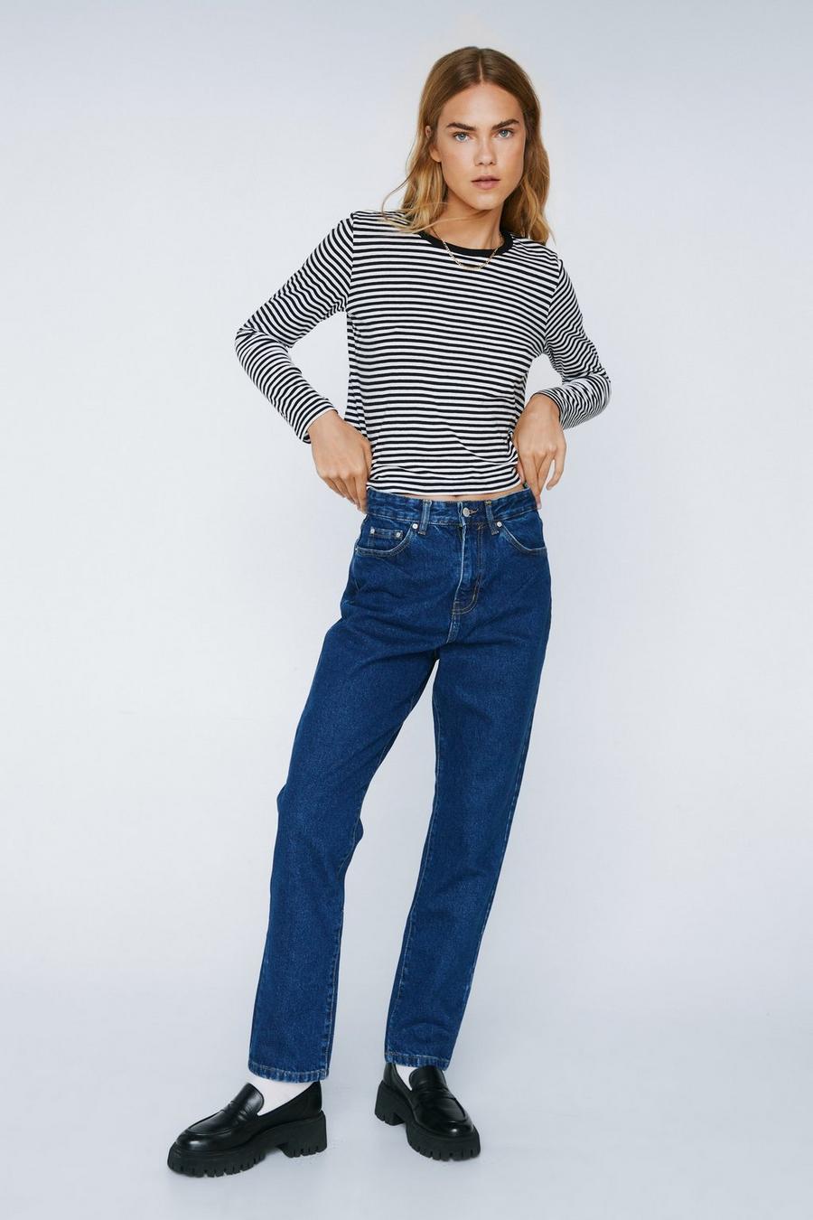 Organic Cotton Straight Leg Denim Jeans