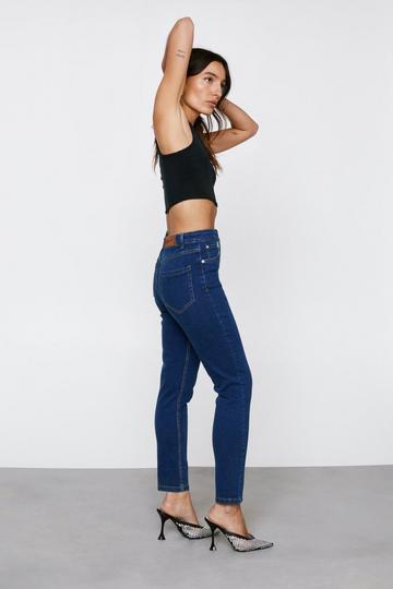 Super High Waisted Distressed Lattice Open Waist Skinny Jeans with