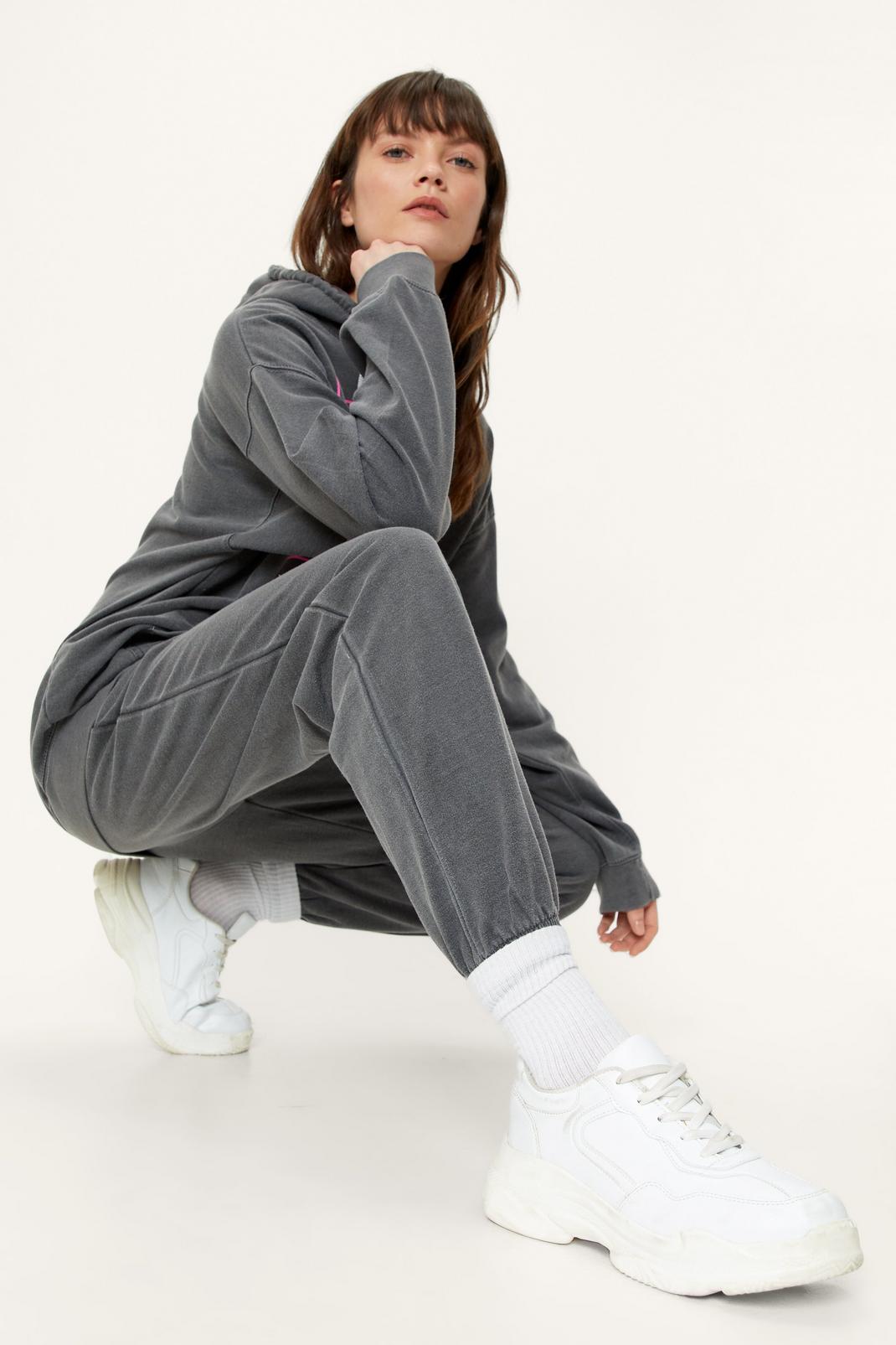 Charcoal Graphic Nasty Gal Lounge Sweatpants image number 1
