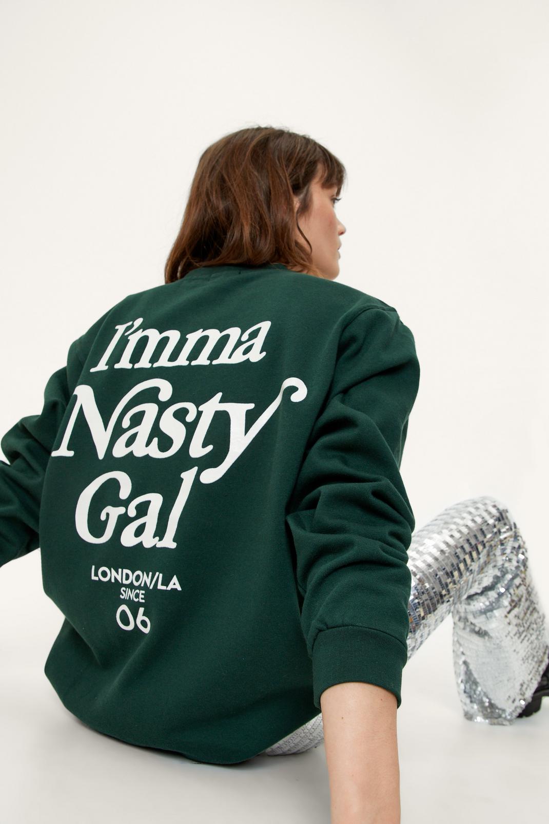 I'm Ma Nasty Gal Graphic Sweat image number 1