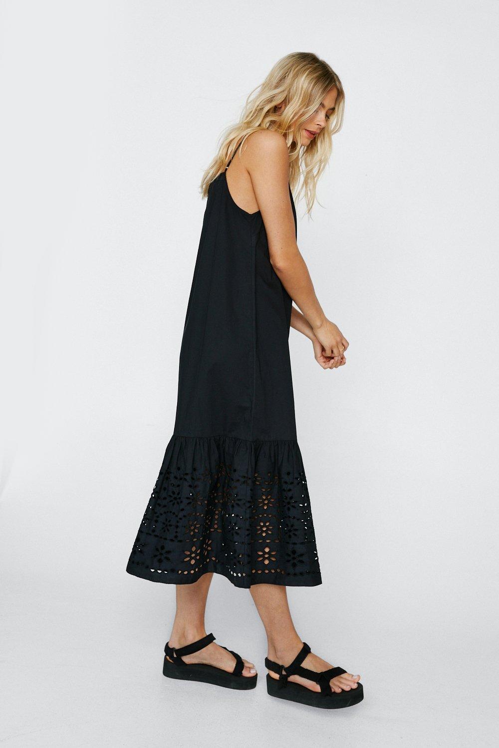 J crew tiered knit best sale maxi dress with eyelet trim