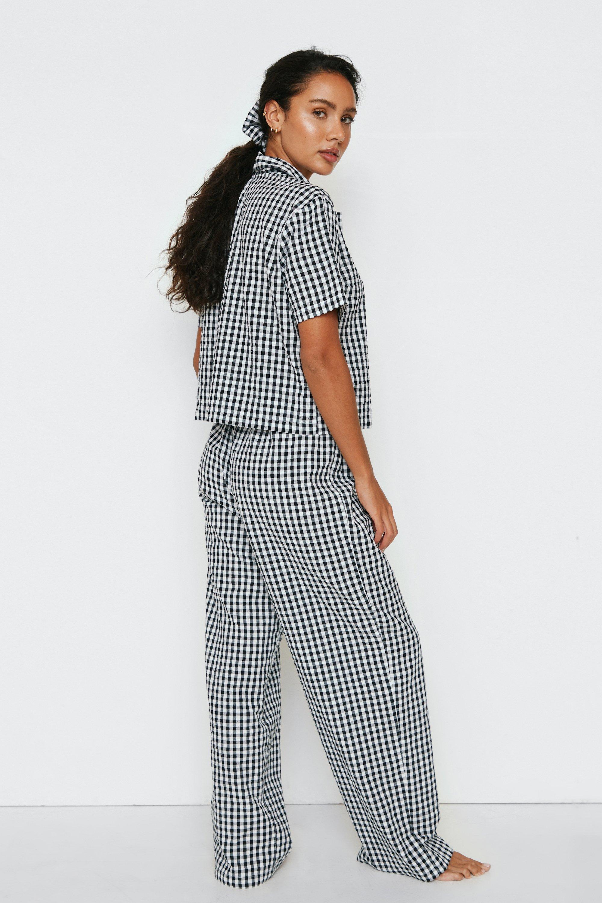 Nasty gal hot sale gingham pants