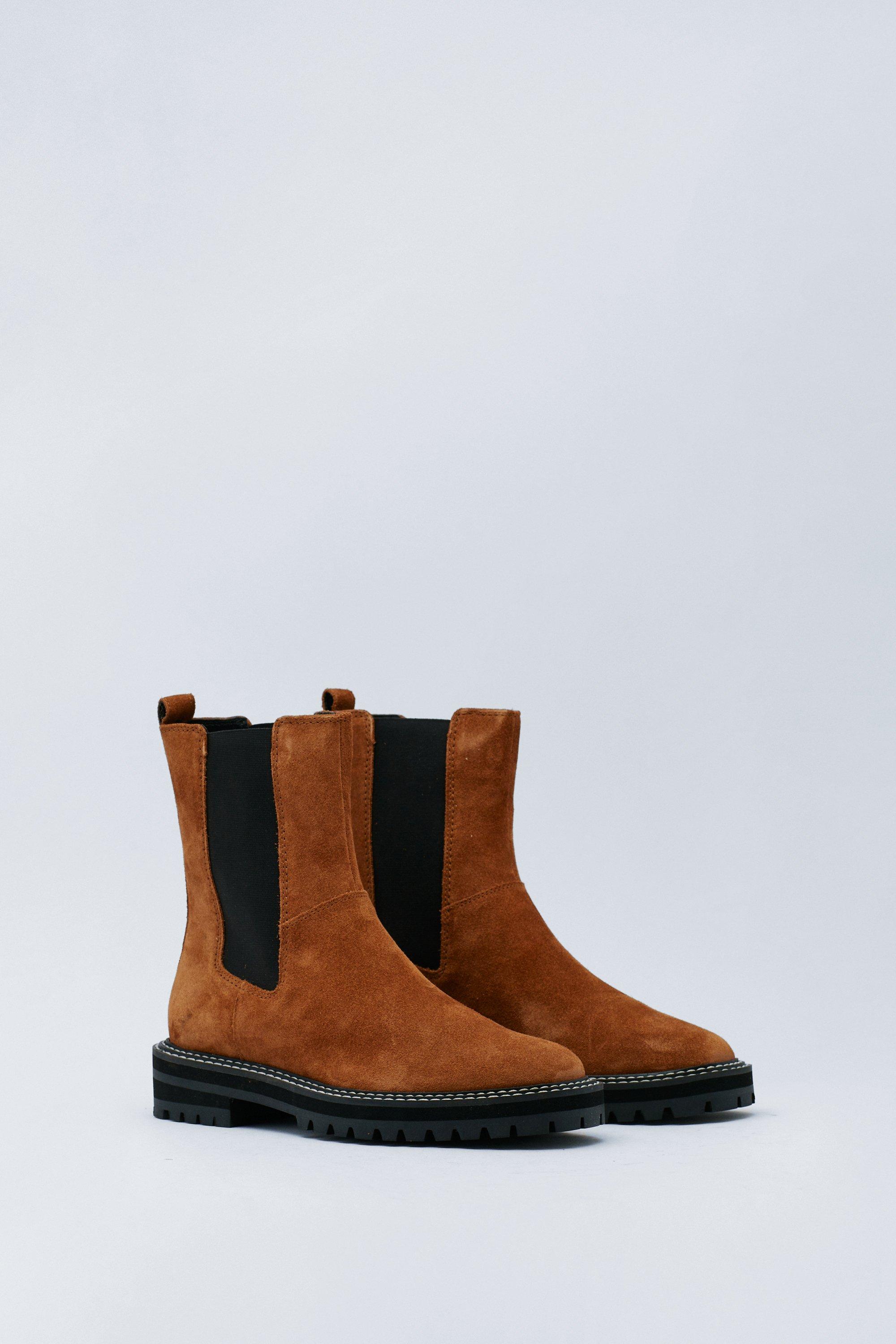 Real suede chelsea boots outlet